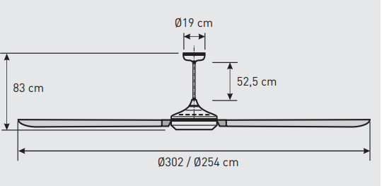 Takfläkt Takfläkt Mega Fan Ø2500